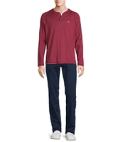 Tommy Bahama Sandrunner Long Sleeve Henley T-Shirt