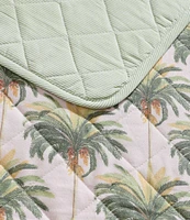 Tommy Bahama Santiago Pink Cotton Reversible Quilt Mini Set