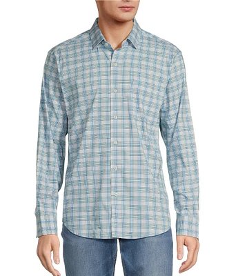 Tommy Bahama Sarasota San Marcos Long Sleeve Stretch Light Checked Woven Shirt