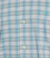 Tommy Bahama Sarasota San Marcos Long Sleeve Stretch Light Checked Woven Shirt