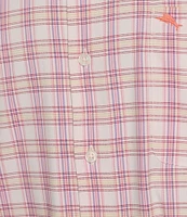 Tommy Bahama Sarasota San Marcos Long Sleeve Stretch Light Checked Woven Shirt