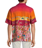Tommy Bahama Scenic To Believe It Short Sleeve Woven Camp Shirt