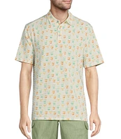 Tommy Bahama Seersipper Short Sleeve Polo Shirt