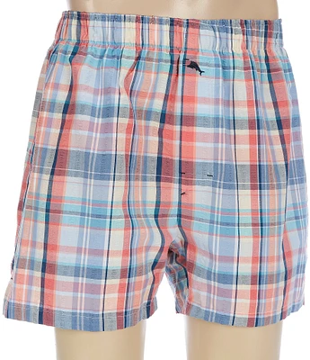 Tommy Bahama Seersucker 4 1/4#double; Inseam Boxers
