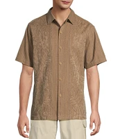 Tommy Bahama Short Sleeve Maui Border Woven Shirt
