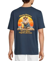 Tommy Bahama Short Sleeve Otter Tequila Sunrise T-Shirt