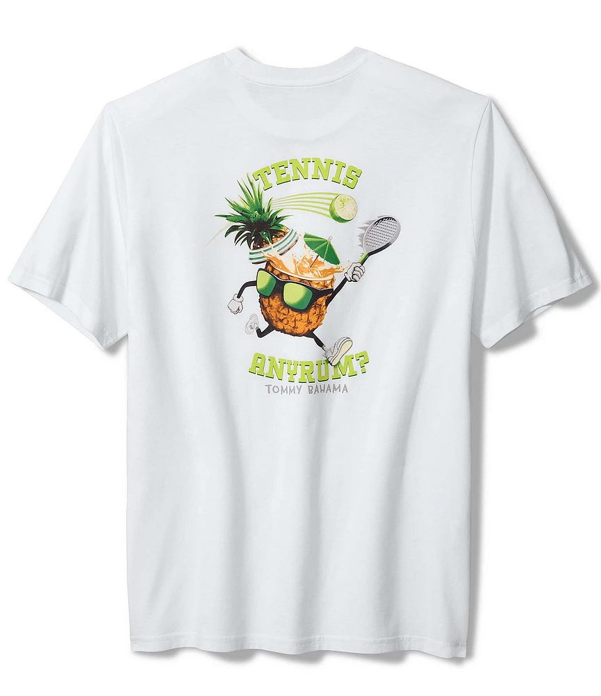 Tommy Bahama Short Sleeve V-Neck Tennis Antrum Graphic T-Shirt