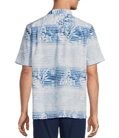 Tommy Bahama Short Sleeve Vera Cruz Cay Sardinia Sea Shirt