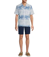 Tommy Bahama Short Sleeve Vera Cruz Cay Sardinia Sea Shirt