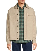 Tommy Bahama Silver Lake Long Sleeve Stretch Melton Jacket