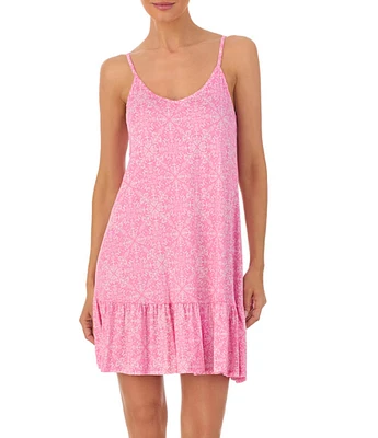 Tommy Bahama Sleeveless Knit Tile Print Chemise