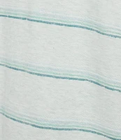 Tommy Bahama Soleil Stripe Short Sleeve Henley Shirt