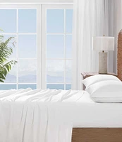 Tommy Bahama Solid 400-Thread Count Cotton Percale Sheet Set
