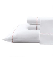 Tommy Bahama Solid Embroidered Cotton Percale Sheet Set