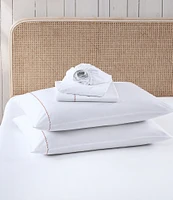 Tommy Bahama Solid Embroidered Cotton Percale Sheet Set