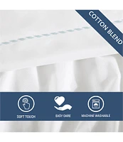 Tommy Bahama Solid Embroidered Cotton Percale Sheet Set