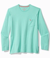 Tommy Bahama Solid New Bali Skyline Long Sleeve Pocket T-Shirt