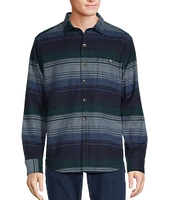 Tommy Bahama Sombra Yarn-Dyed-Stripe Long Sleeve Woven Shirt