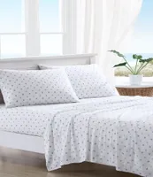 Tommy Bahama Starfish Treasure Printed Washed Cotton Sheet Set