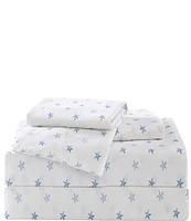 Tommy Bahama Starfish Treasure Printed Washed Cotton Sheet Set