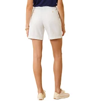 Tommy Bahama Stretch Boracay Solid Mid Rise 7#double; Shorts