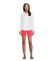 Tommy Bahama Stretch Boracay Solid Mid Rise 7#double; Shorts