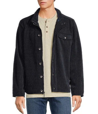 Tommy Bahama Sumner Fleece Long Sleeve Chenille/Sherpa Jacket