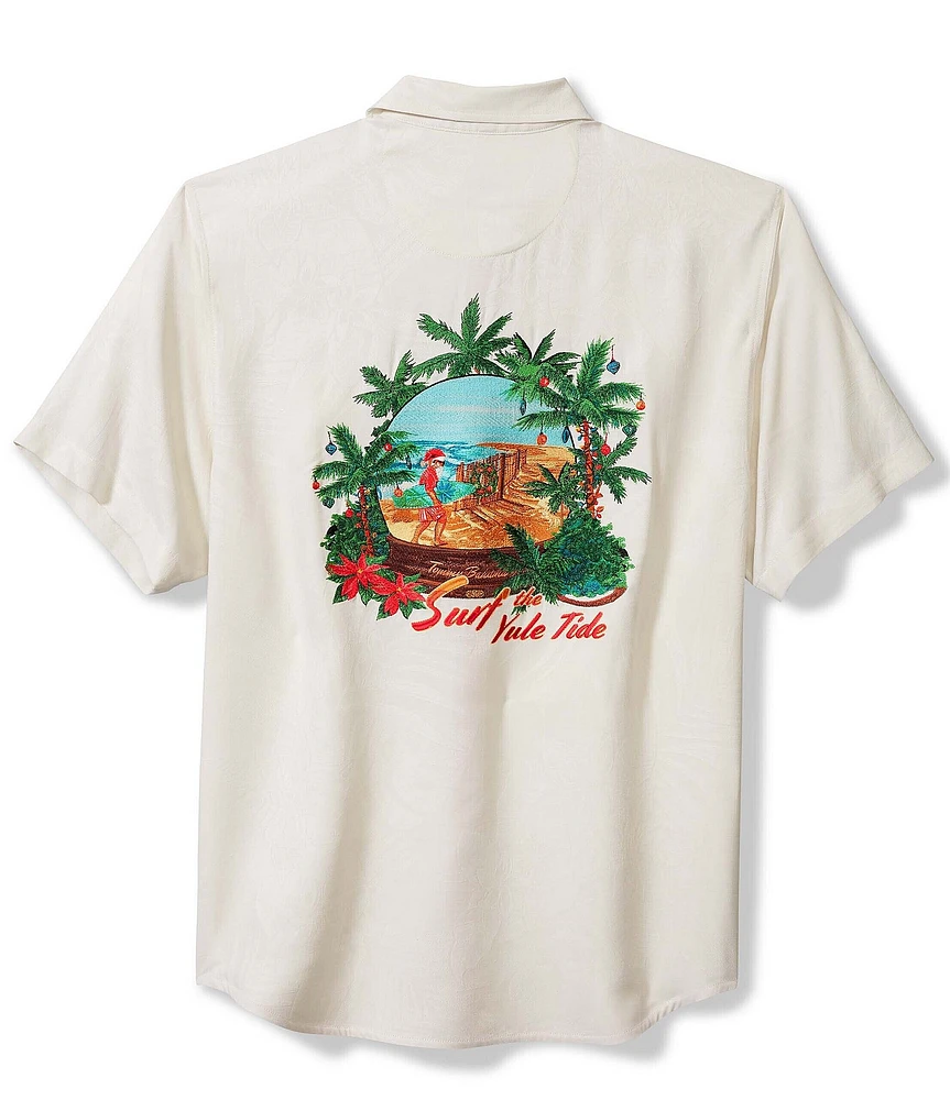 Tommy Bahama Surf The Yule Tide Short Sleeve Shirt