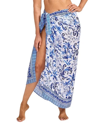 Tommy Bahama Terrazzo Tile Side Tie Pareo Swim Cover-Up