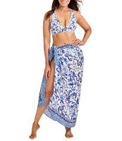Tommy Bahama Terrazzo Tile Side Tie Pareo Swim Cover-Up