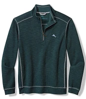 Tommy Bahama Tobago Bay Contrast Seam Half-Zip Pullover