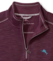 Tommy Bahama Tobago Bay Contrast Seam Half-Zip Pullover