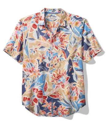 Tommy Bahama Tortola Paloma Blooms Short Sleeve Woven Camp Shirt