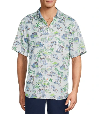 Tommy Bahama Tortola Paradise Isle Short Sleeve Woven Shirt