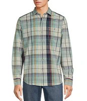 Tommy Bahama Tortola Sunwash Multi-Check Long Sleeve Woven Shirt