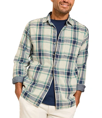 Tommy Bahama Twice The Plaid Long Sleeve Woven Shirt