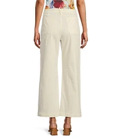 Tommy Bahama Twill Cotton Sailor Wide Leg Stretch Pants