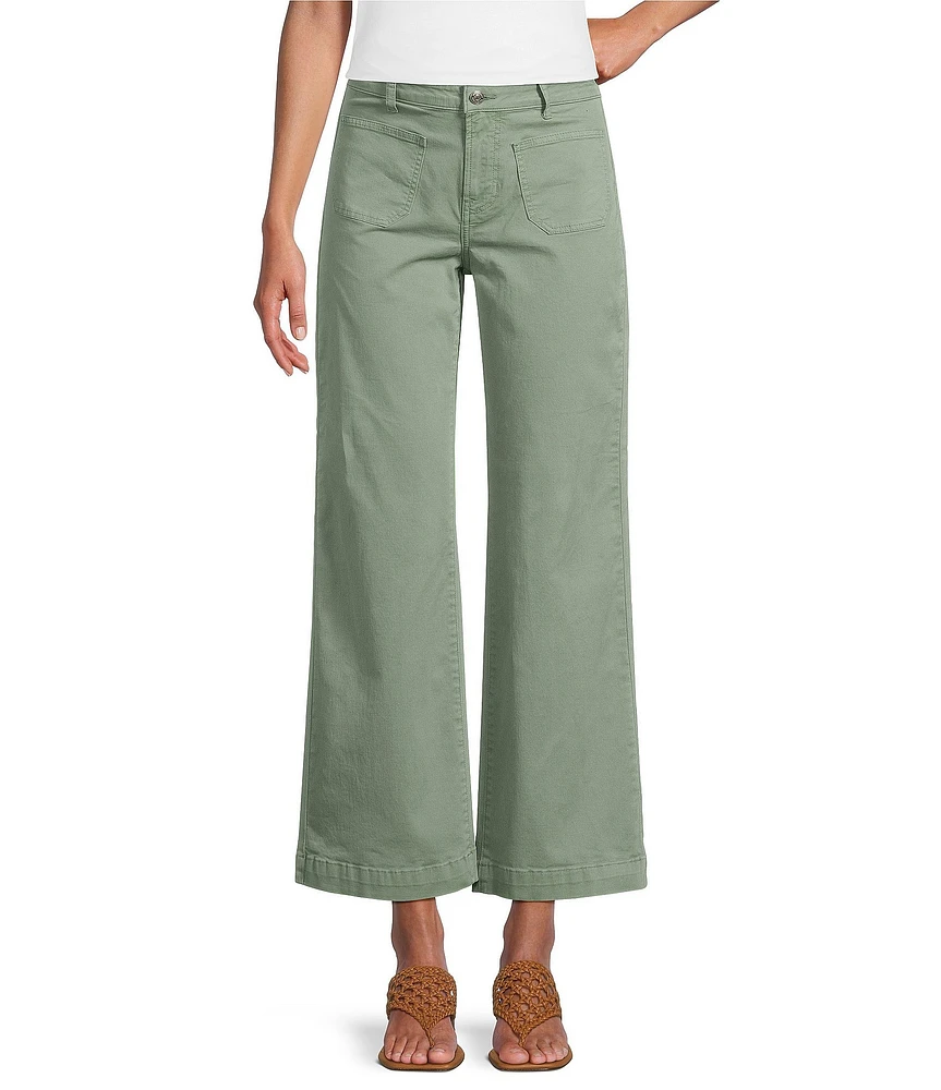 Tommy Bahama Twill Cotton Sailor Wide Leg Stretch Pants