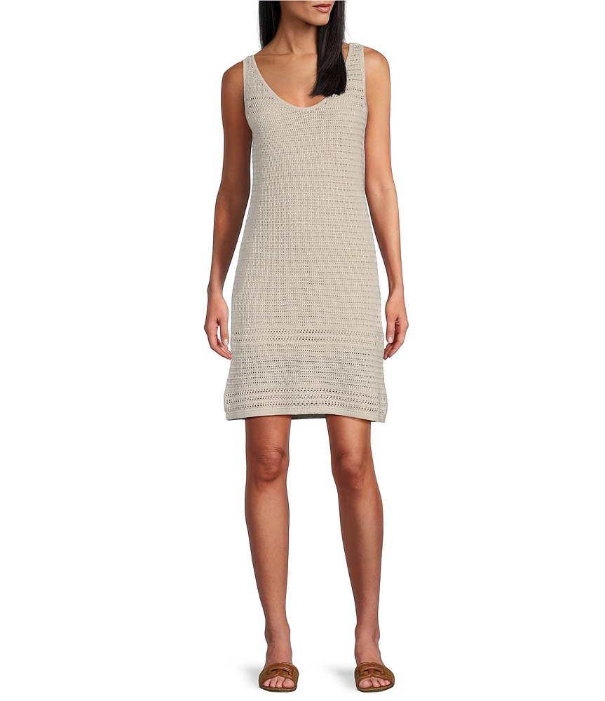 Tommy Bahama V-Neck Sleeveless Sheath Dress