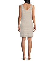 Tommy Bahama V-Neck Sleeveless Sheath Dress