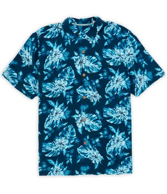 Tommy Bahama Veracruz Cay Cascade Blooms Short Sleeve Woven Shirt