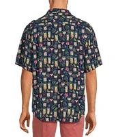 Tommy Bahama Veracruz Cay Electric Cocktails Short Sleeve Woven Shirt