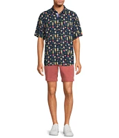 Tommy Bahama Veracruz Cay Electric Cocktails Short Sleeve Woven Shirt