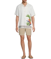 Tommy Bahama Viva Paradiso Short Sleeve Woven Silk Camp Shirt