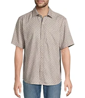 Tommy Bahama Weave In The Moment Short Sleeve Woven Shirt