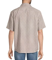 Tommy Bahama Weave In The Moment Short Sleeve Woven Shirt