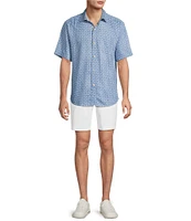 Tommy Bahama Weave In The Moment Short Sleeve Woven Shirt