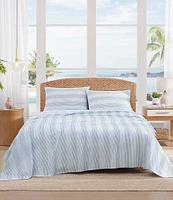 Tommy Bahama Weekend Stripe Cotton Percale Sheet Set