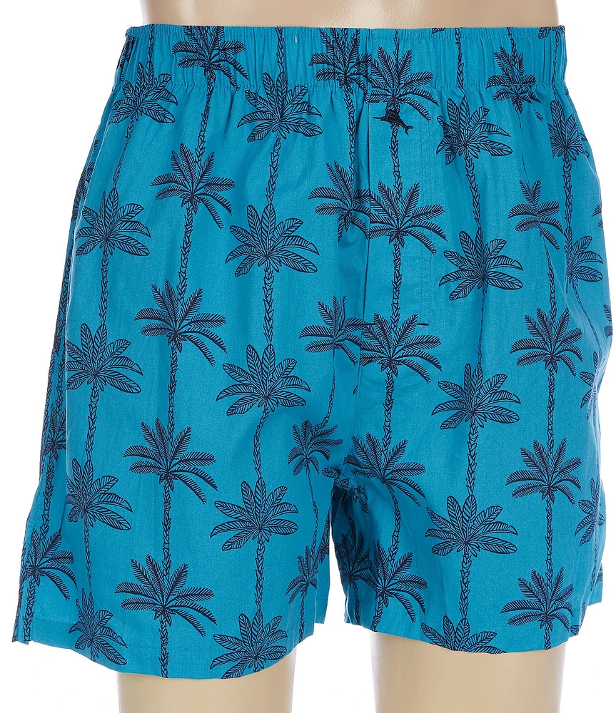 Tommy Bahama Woven Printed 4 1/4#double; Inseam Boxers
