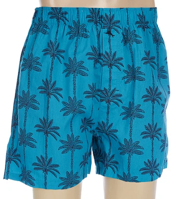 Tommy Bahama Woven Printed 4 1/4#double; Inseam Boxers